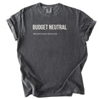 Budget Neutral... We Both Know That's a Lie | Funny Government Comfort Colors® T-Shirt Funny Gift Budget Finance Department