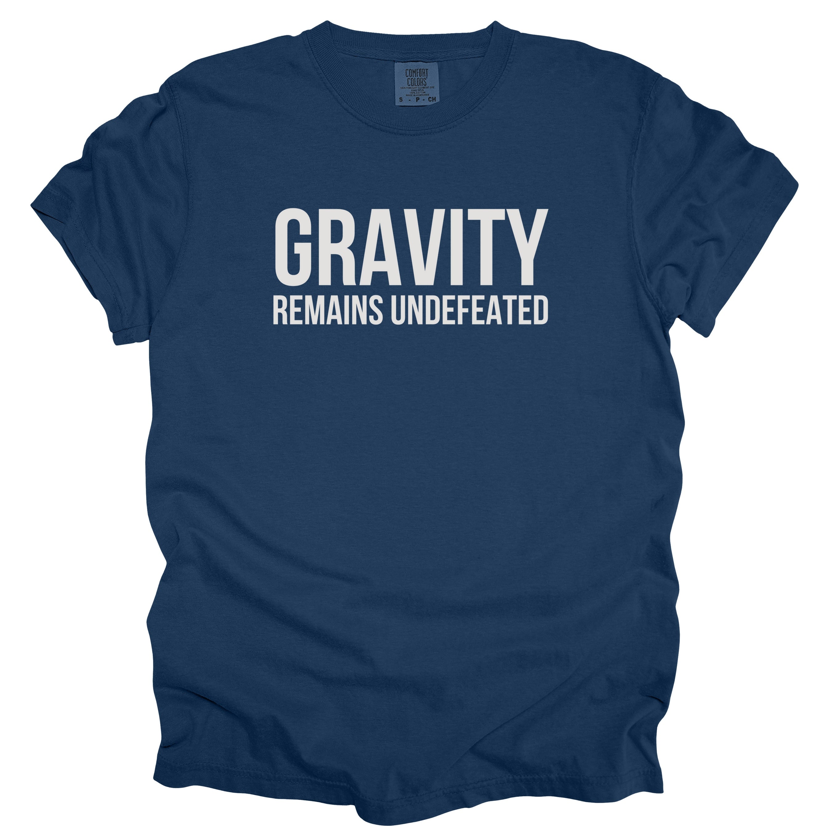 Gravity Remains Undefeated | Funny Engineer Comfort Colors® T-Shirt Gift for Engineers