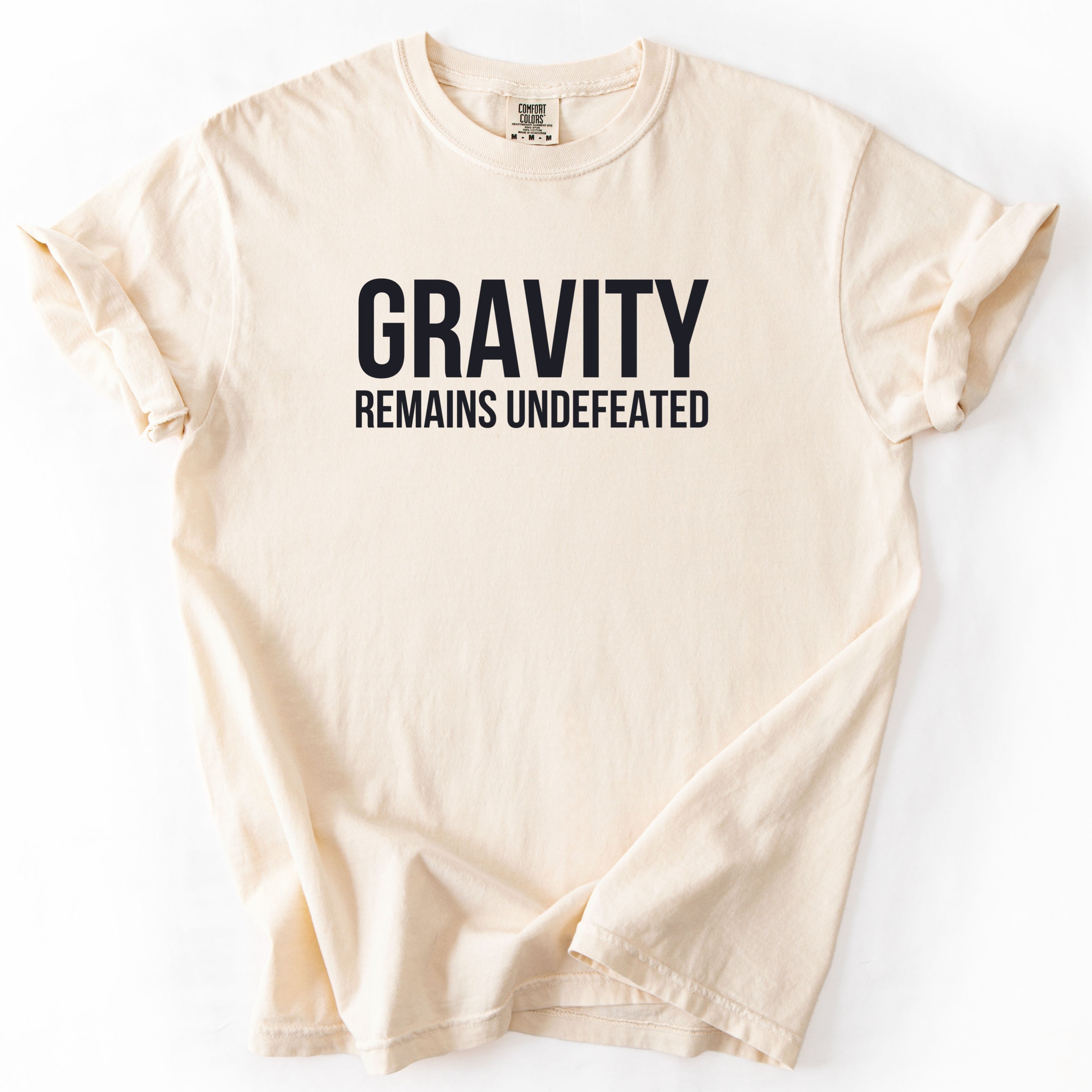Gravity Remains Undefeated | Funny Engineer Comfort Colors® T-Shirt Gift for Engineers