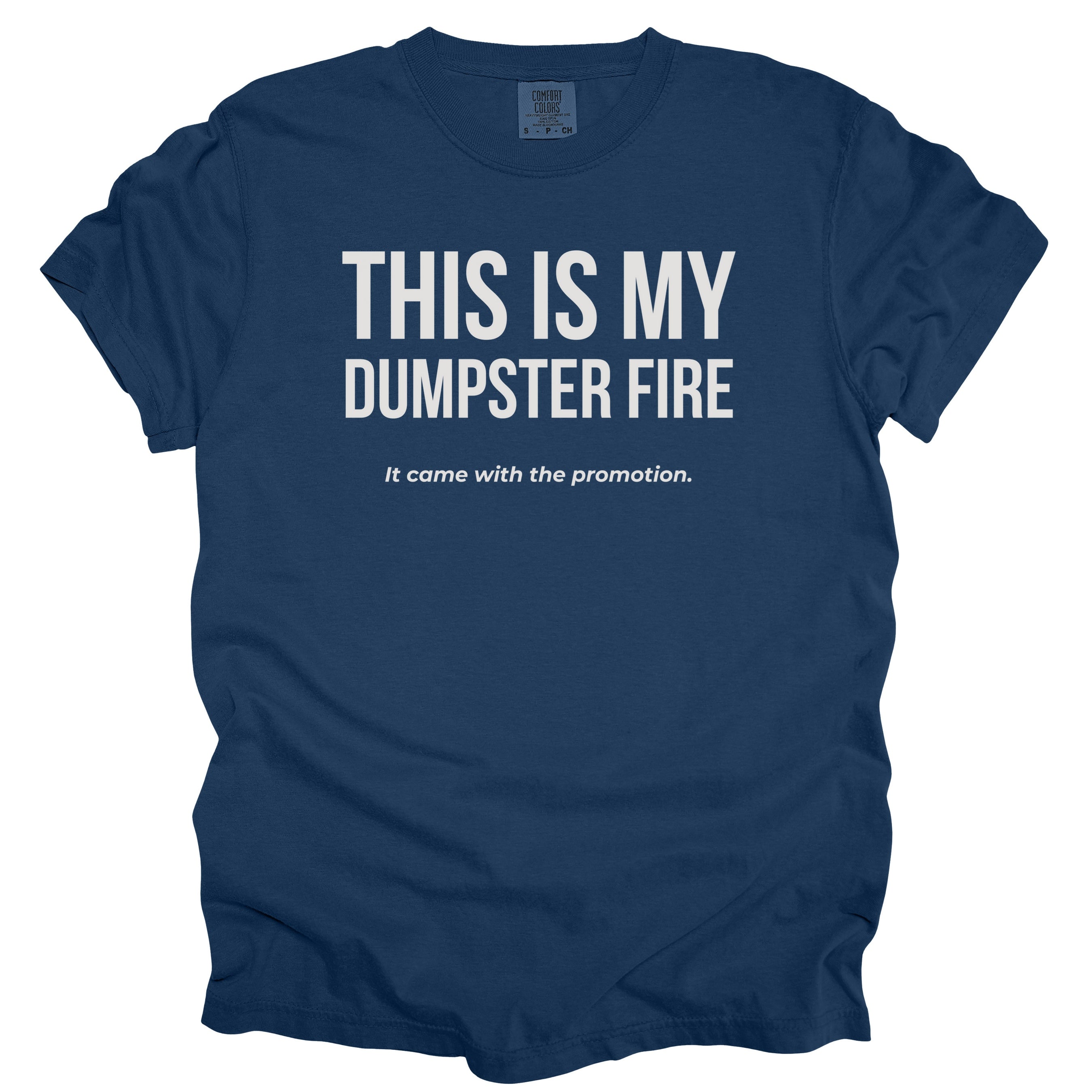 This is My Dumpster Fire It Came with the Promotion T-Shirt | Comfort Colors Funny Office Shirt Gift for Promotion Gift Funny Shirt