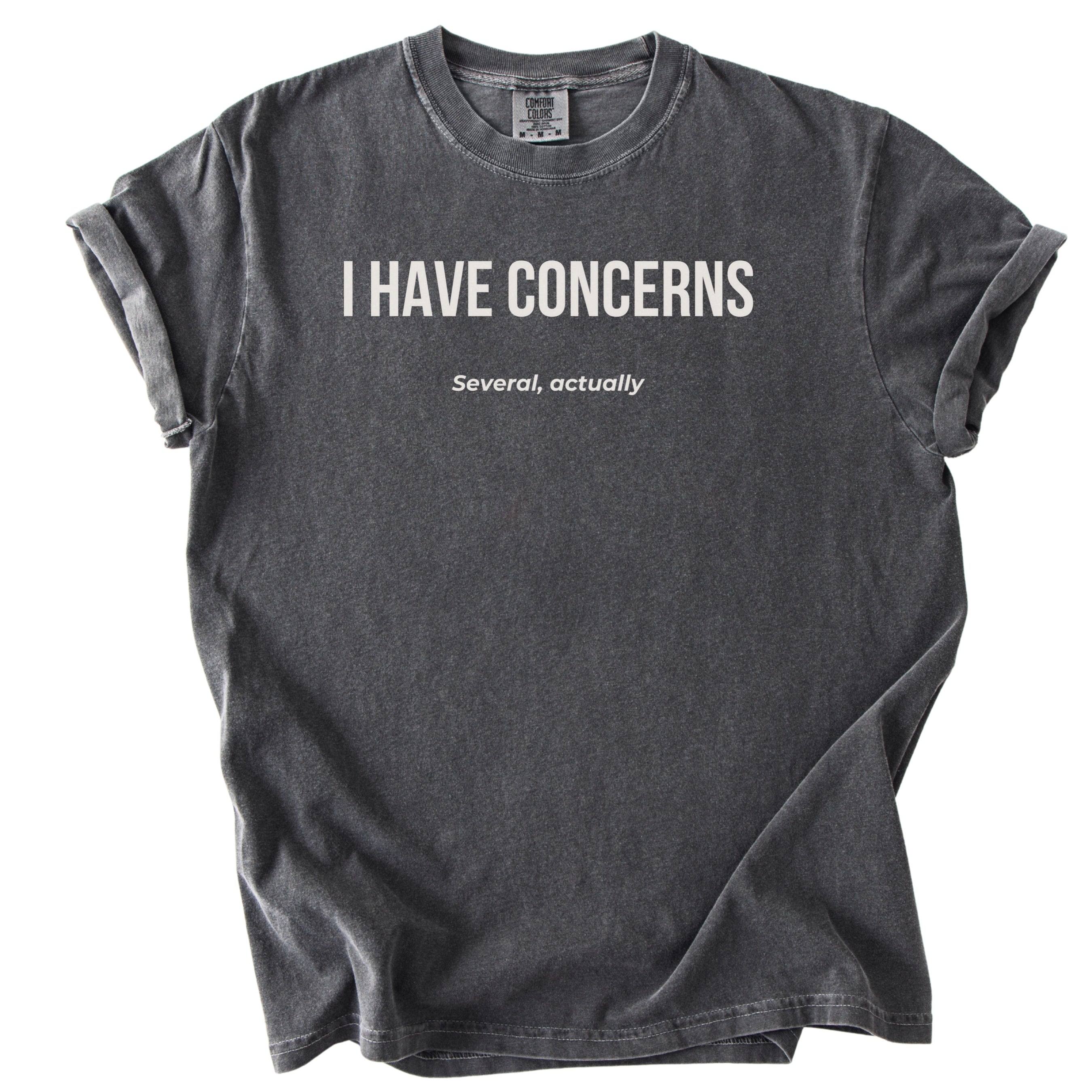 I Have Concerns. Several, Actually. | Funny Office T-Shirt Government Sarcasm Gift for Public Service Workers
