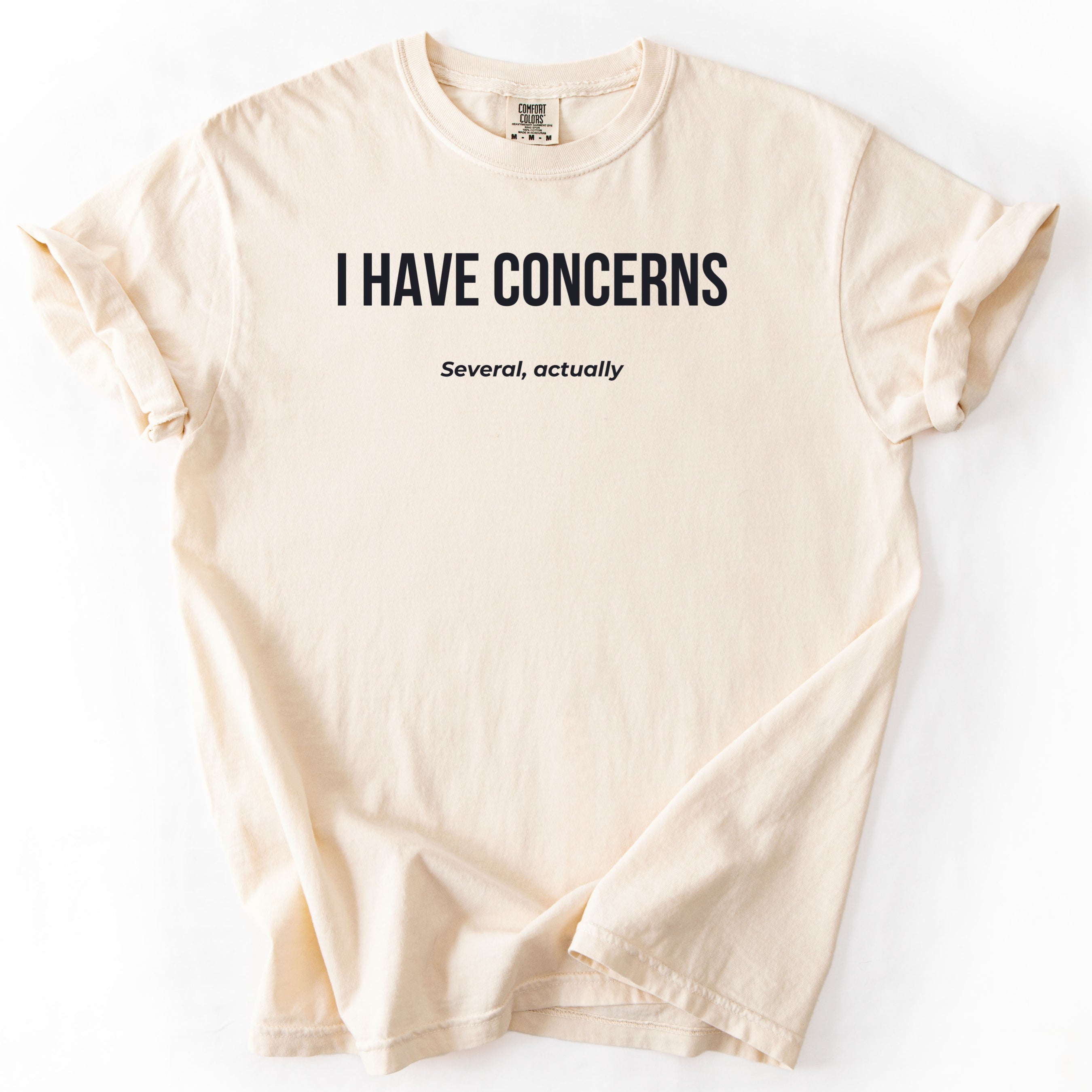 I Have Concerns. Several, Actually. | Funny Office T-Shirt Government Sarcasm Gift for Public Service Workers